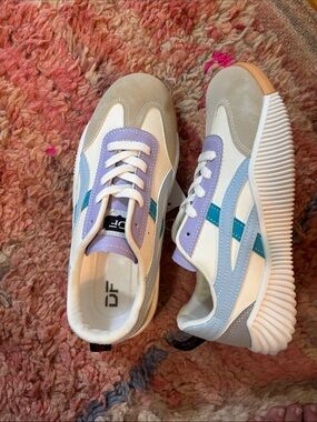 Women's Pastel Multicolor Platform Sneakers